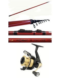 Kit Trota Lago Canna Hozun 3.80 MT + Mulinello Daiwa RS 500