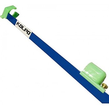 2x Kolpo Puntali K-Race Surfcasting Blu, Altezza 150 cm - interamente in alluminio - componenti ottone - componenti Fluorescenti