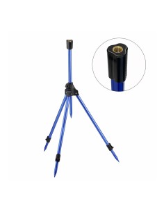 SELE XTR – Tripode da Pesca in Alluminio con Attacco Universale Regolabile 60 X 10cm