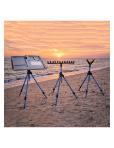 SELE XTR – Tripode da Pesca in Alluminio con Attacco Universale Regolabile 60 X 10cm 2