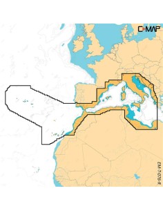 C-MAP REVEAL X WEST MEDITERRANEAN, CANARY