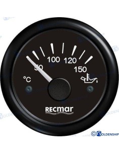 RECMAR Indicatore Temperatura Olio Nero