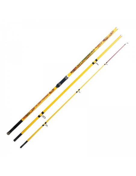 Kit Surfcasting Canna Hyperion 3 pezzi 4,20mt 200gr + Mulinello Trabucco