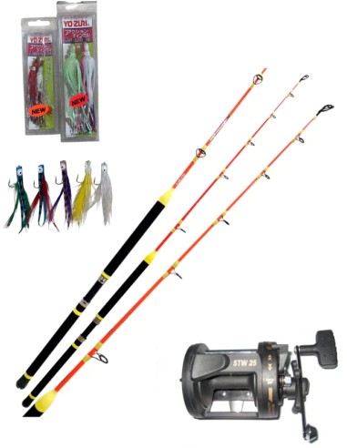Kit da Traina Canna Kolpo Sopravvento 1,65 mt +...