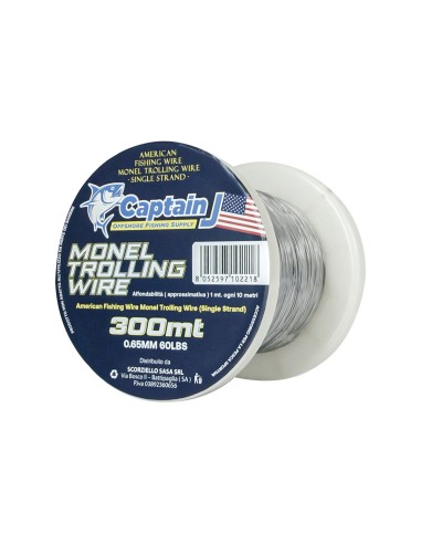 Captain J Filo Monel da Traina 60lb 300mt
