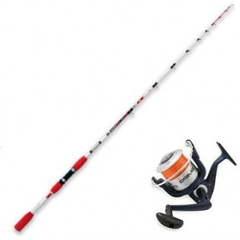 Kit Speed Eging per Pesca Calamaro e Seppia Canna Lineaeffe Squiddy XL 1.80m 150 g + Mulinello Lineaeffe Vigor Prime 3000
