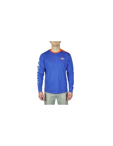 Colmic T-SHIRT LONG SLEEVES BLUE -...